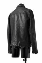 Load image into Gallery viewer, ISAMU KATAYAMA BACKLASH COLLAR ZIP JACKET / POLAND HORSE OBJECT DYED (BLACK)