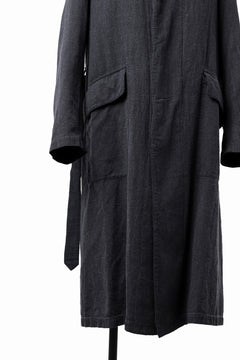 Load image into Gallery viewer, ISAMU KATAYAMA BACKLASH OVER COAT / GARMENT NATURAL DYED WOVEN + ELECTRIC HEATING LINER (INDIGO)