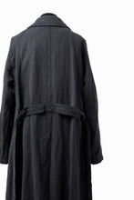 Load image into Gallery viewer, ISAMU KATAYAMA BACKLASH OVER COAT / GARMENT NATURAL DYED WOVEN + ELECTRIC HEATING LINER (INDIGO)