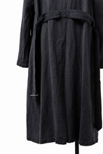 Load image into Gallery viewer, ISAMU KATAYAMA BACKLASH OVER COAT / GARMENT NATURAL DYED WOVEN + ELECTRIC HEATING LINER (INDIGO)