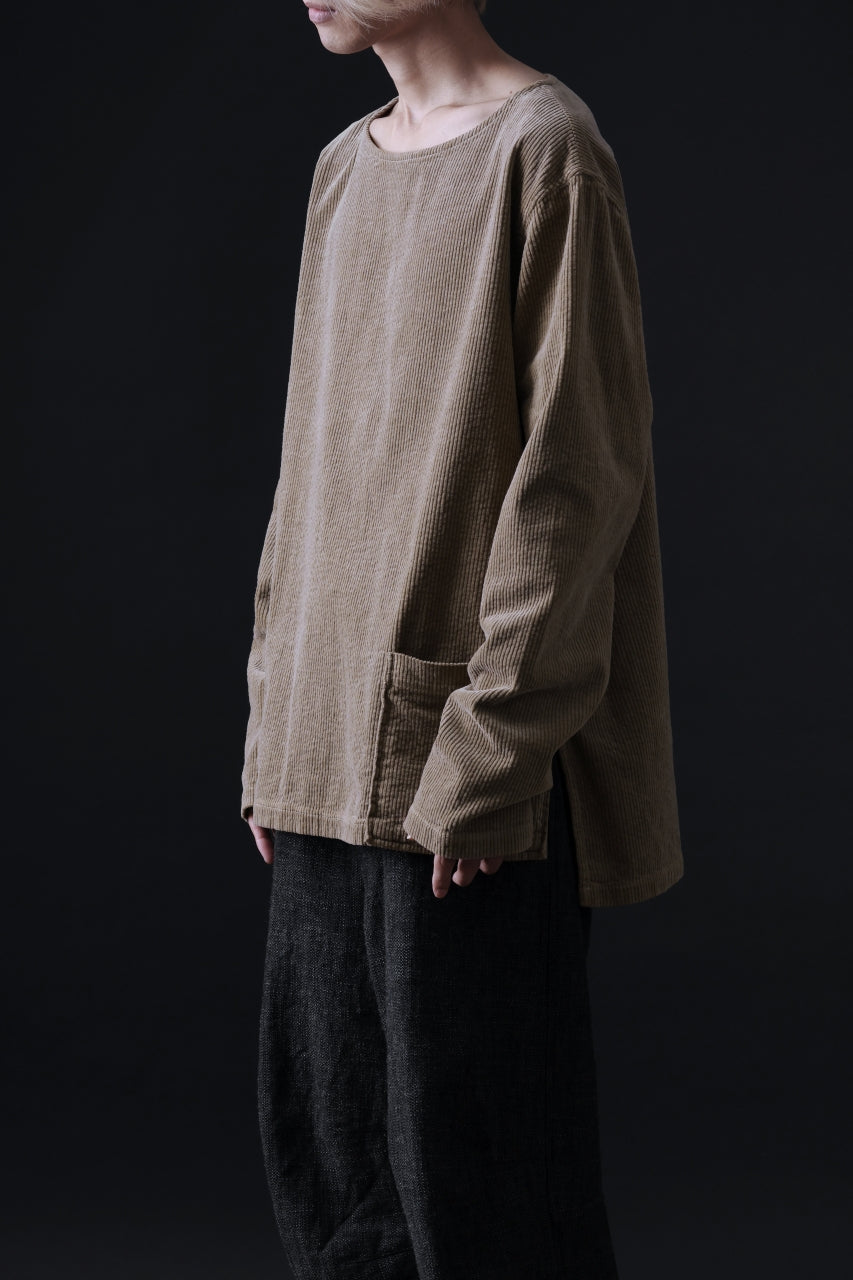 Load image into Gallery viewer, ISAMU KATAYAMA BACKLASH LOOSEY KNIT PULLOVER / PIGMENT PRINTED (GREY)