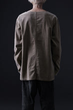 Load image into Gallery viewer, ISAMU KATAYAMA BACKLASH LOOSEY KNIT PULLOVER / PIGMENT PRINTED (GREY)