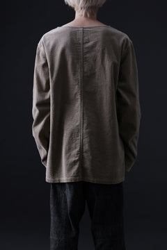 Load image into Gallery viewer, ISAMU KATAYAMA BACKLASH LOOSEY KNIT PULLOVER / PIGMENT PRINTED (GREY)