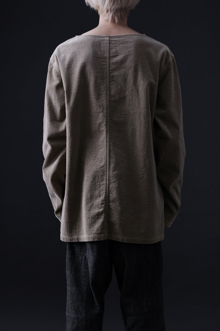 Load image into Gallery viewer, ISAMU KATAYAMA BACKLASH LOOSEY KNIT PULLOVER / PIGMENT PRINTED (GREY)