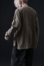 Load image into Gallery viewer, ISAMU KATAYAMA BACKLASH LOOSEY KNIT PULLOVER / PIGMENT PRINTED (GREY)