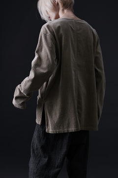 Load image into Gallery viewer, ISAMU KATAYAMA BACKLASH LOOSEY KNIT PULLOVER / PIGMENT PRINTED (GREY)