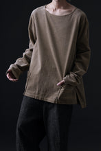 Load image into Gallery viewer, ISAMU KATAYAMA BACKLASH LOOSEY KNIT PULLOVER / PIGMENT PRINTED (GREY)