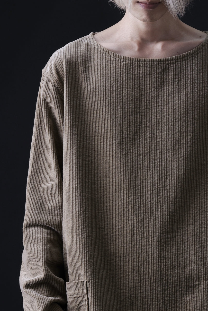 Load image into Gallery viewer, ISAMU KATAYAMA BACKLASH LOOSEY KNIT PULLOVER / PIGMENT PRINTED (GREY)