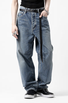 Load image into Gallery viewer, ISAMU KATAYAMA BACKLASH WIDE TAPERED DENIM PANTS / 13oz STRETCH DENIM (INDIGO)