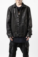 Load image into Gallery viewer, ISAMU KATAYAMA BACKLASH JEAN JACKET / GARMENT DYED - JP WET WHITE HORSE (BLACK)