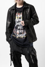 Load image into Gallery viewer, ISAMU KATAYAMA BACKLASH JEAN JACKET / GARMENT DYED - JP WET WHITE HORSE (BLACK)