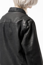 Load image into Gallery viewer, ISAMU KATAYAMA BACKLASH JEAN JACKET / GARMENT DYED - JP WET WHITE HORSE (BLACK)
