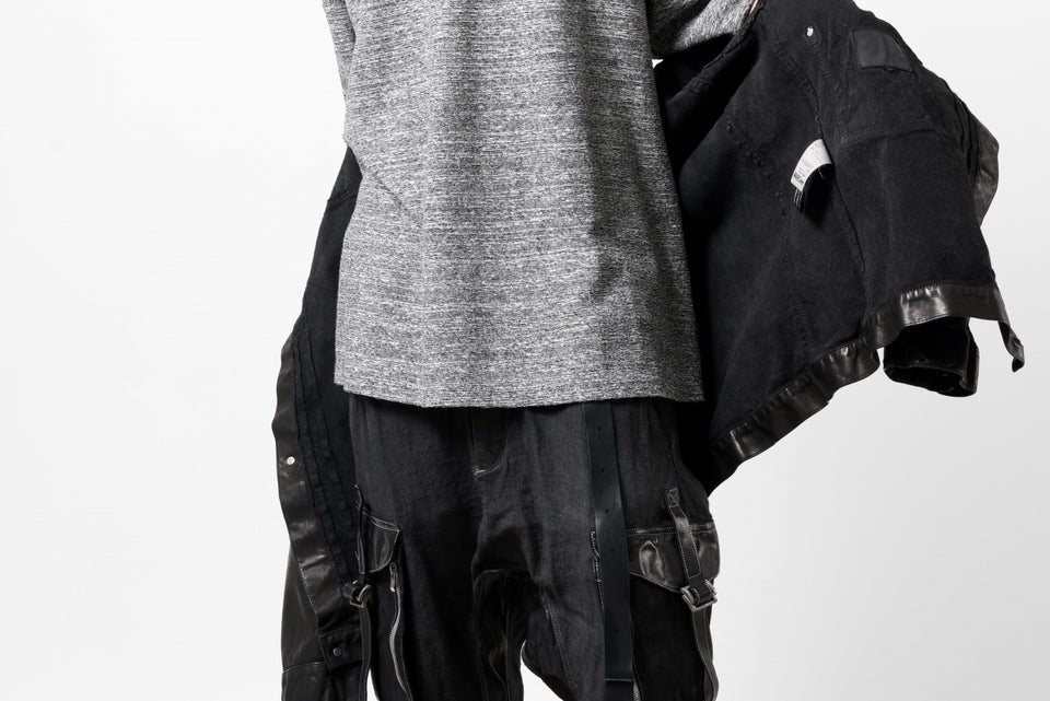 Load image into Gallery viewer, ISAMU KATAYAMA BACKLASH JEAN JACKET / GARMENT DYED - JP WET WHITE HORSE (BLACK)