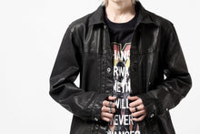 Load image into Gallery viewer, ISAMU KATAYAMA BACKLASH JEAN JACKET / GARMENT DYED - JP WET WHITE HORSE (BLACK)