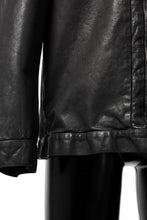 Load image into Gallery viewer, ISAMU KATAYAMA BACKLASH JEAN JACKET / GARMENT DYED - JP WET WHITE HORSE (BLACK)