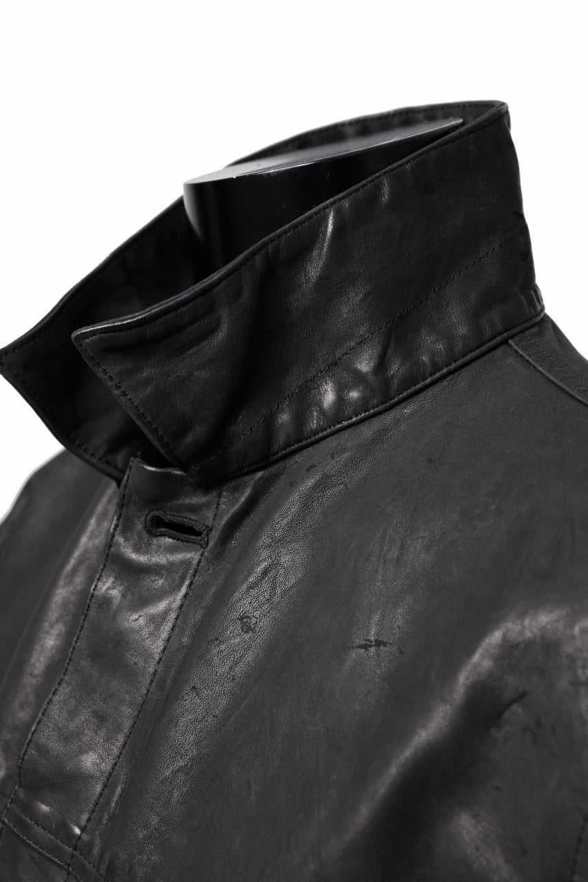 Load image into Gallery viewer, ISAMU KATAYAMA BACKLASH JEAN JACKET / GARMENT DYED - JP WET WHITE HORSE (BLACK)