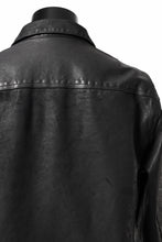 Load image into Gallery viewer, ISAMU KATAYAMA BACKLASH JEAN JACKET / GARMENT DYED - JP WET WHITE HORSE (BLACK)