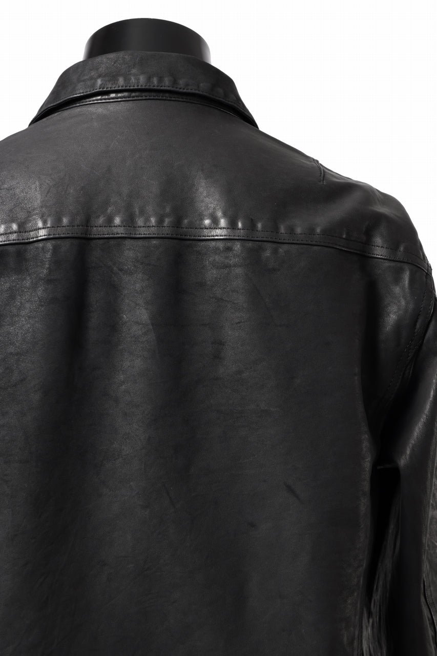 Load image into Gallery viewer, ISAMU KATAYAMA BACKLASH JEAN JACKET / GARMENT DYED - JP WET WHITE HORSE (BLACK)