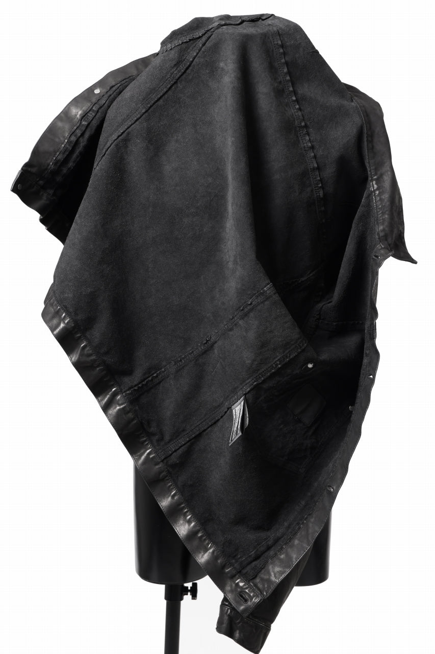 Load image into Gallery viewer, ISAMU KATAYAMA BACKLASH JEAN JACKET / GARMENT DYED - JP WET WHITE HORSE (BLACK)