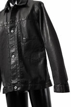 Load image into Gallery viewer, ISAMU KATAYAMA BACKLASH JEAN JACKET / GARMENT DYED - JP WET WHITE HORSE (BLACK)