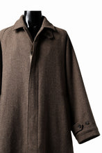 画像をギャラリービューアに読み込む, COLINA MAC COAT / BRITISH SUFFOLK TWEED (BROWN)