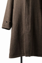 画像をギャラリービューアに読み込む, COLINA MAC COAT / BRITISH SUFFOLK TWEED (BROWN)