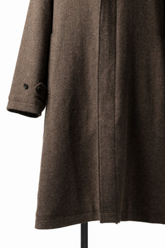 画像をギャラリービューアに読み込む, COLINA MAC COAT / BRITISH SUFFOLK TWEED (BROWN)