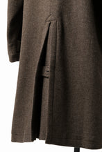 画像をギャラリービューアに読み込む, COLINA MAC COAT / BRITISH SUFFOLK TWEED (BROWN)