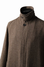 画像をギャラリービューアに読み込む, COLINA MAC COAT / BRITISH SUFFOLK TWEED (BROWN)