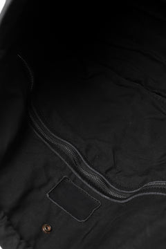 画像をギャラリービューアに読み込む, ISAMU KATAYAMA BACKLASH ZIP TOTE BAG / Rough Steer OBJECT DYED (BLACK)