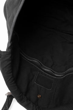 画像をギャラリービューアに読み込む, ISAMU KATAYAMA BACKLASH ZIP TOTE BAG / Rough Steer OBJECT DYED (BLACK)