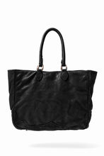 画像をギャラリービューアに読み込む, ISAMU KATAYAMA BACKLASH ZIP TOTE BAG / Rough Steer OBJECT DYED (BLACK)