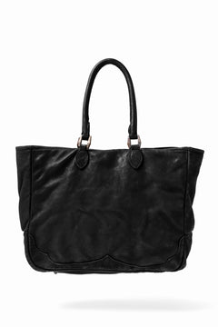 画像をギャラリービューアに読み込む, ISAMU KATAYAMA BACKLASH ZIP TOTE BAG / Rough Steer OBJECT DYED (BLACK)