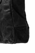 画像をギャラリービューアに読み込む, ISAMU KATAYAMA BACKLASH ZIP TOTE BAG / Rough Steer OBJECT DYED (BLACK)