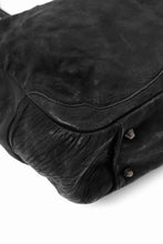 画像をギャラリービューアに読み込む, ISAMU KATAYAMA BACKLASH ZIP TOTE BAG / Rough Steer OBJECT DYED (BLACK)