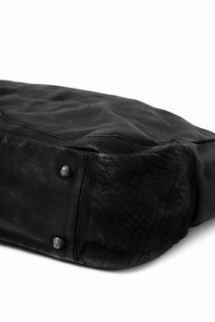画像をギャラリービューアに読み込む, ISAMU KATAYAMA BACKLASH ZIP TOTE BAG / Rough Steer OBJECT DYED (BLACK)