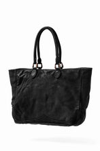 画像をギャラリービューアに読み込む, ISAMU KATAYAMA BACKLASH ZIP TOTE BAG / Rough Steer OBJECT DYED (BLACK)