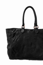 画像をギャラリービューアに読み込む, ISAMU KATAYAMA BACKLASH ZIP TOTE BAG / Rough Steer OBJECT DYED (BLACK)