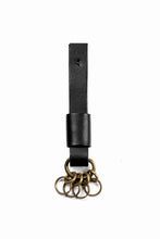 画像をギャラリービューアに読み込む, KLASICA LONG ROOM KEY RING HOLDER / TEMPESTI OILED (BLACK)