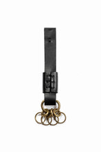 画像をギャラリービューアに読み込む, KLASICA LONG ROOM KEY RING HOLDER / TEMPESTI OILED (BLACK)
