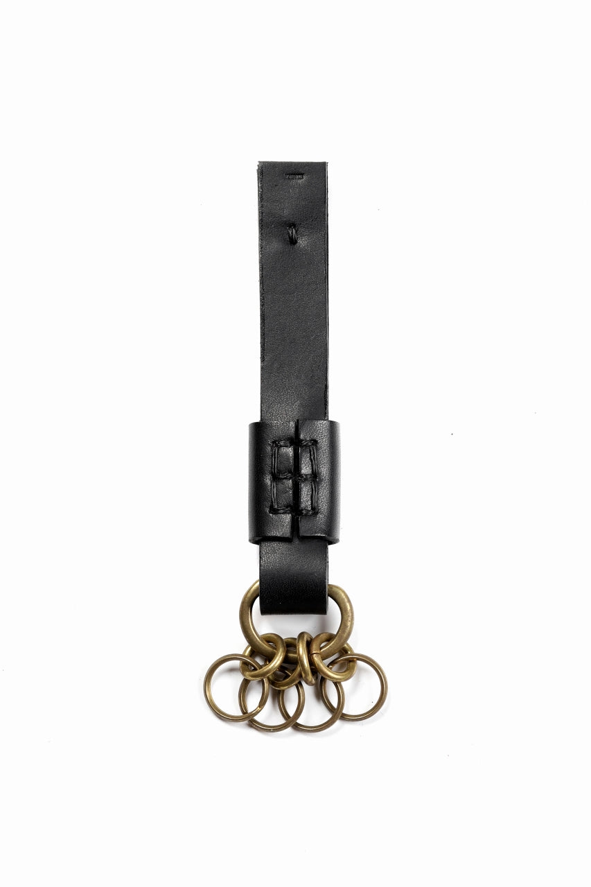 画像をギャラリービューアに読み込む, KLASICA LONG ROOM KEY RING HOLDER / TEMPESTI OILED (BLACK)