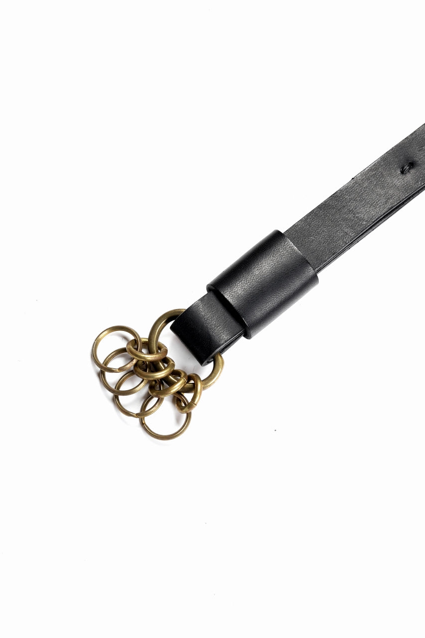 画像をギャラリービューアに読み込む, KLASICA LONG ROOM KEY RING HOLDER / TEMPESTI OILED (BLACK)