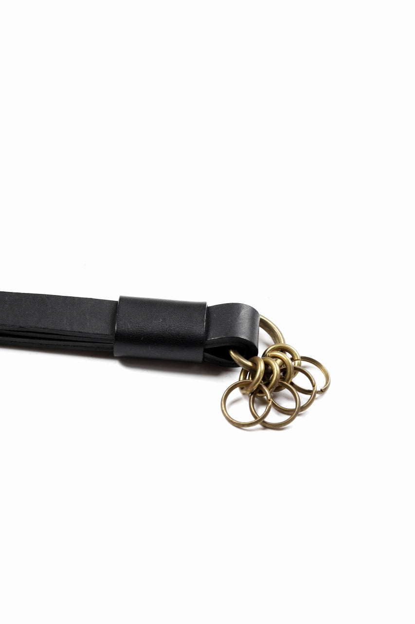 画像をギャラリービューアに読み込む, KLASICA LONG ROOM KEY RING HOLDER / TEMPESTI OILED (BLACK)