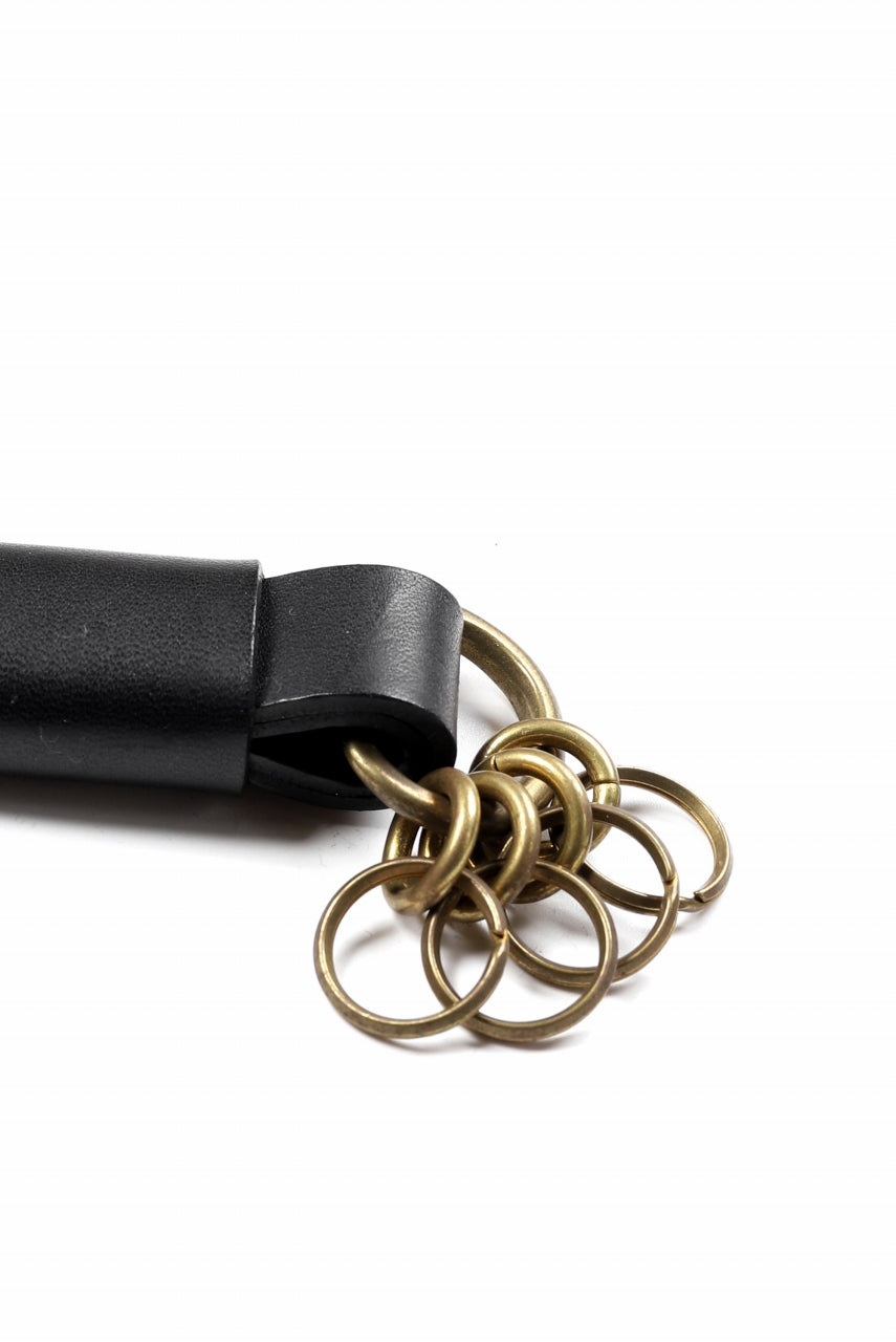 画像をギャラリービューアに読み込む, KLASICA LONG ROOM KEY RING HOLDER / TEMPESTI OILED (BLACK)