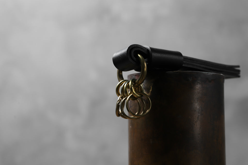 画像をギャラリービューアに読み込む, KLASICA LONG ROOM KEY RING HOLDER / TEMPESTI OILED (BLACK)