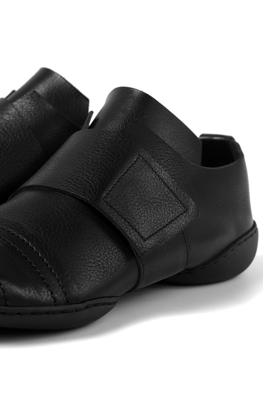 画像をギャラリービューアに読み込む, KLASICA x trippen "KLAS" VELCRO HALF SHOES / BLACK WAW (BLACK)