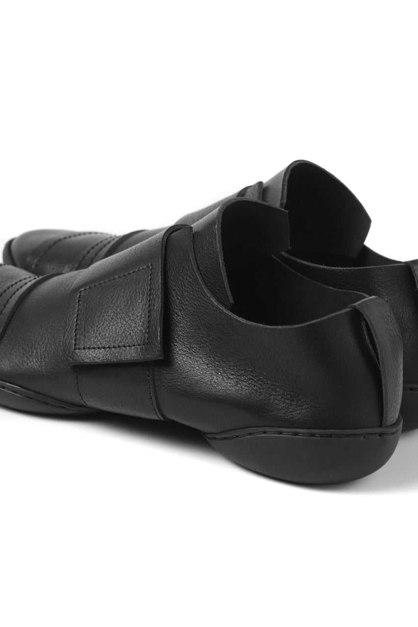 画像をギャラリービューアに読み込む, KLASICA x trippen "KLAS" VELCRO HALF SHOES / BLACK WAW (BLACK)