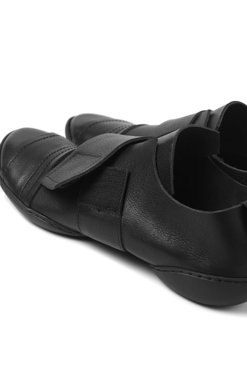 画像をギャラリービューアに読み込む, KLASICA x trippen "KLAS" VELCRO HALF SHOES / BLACK WAW (BLACK)