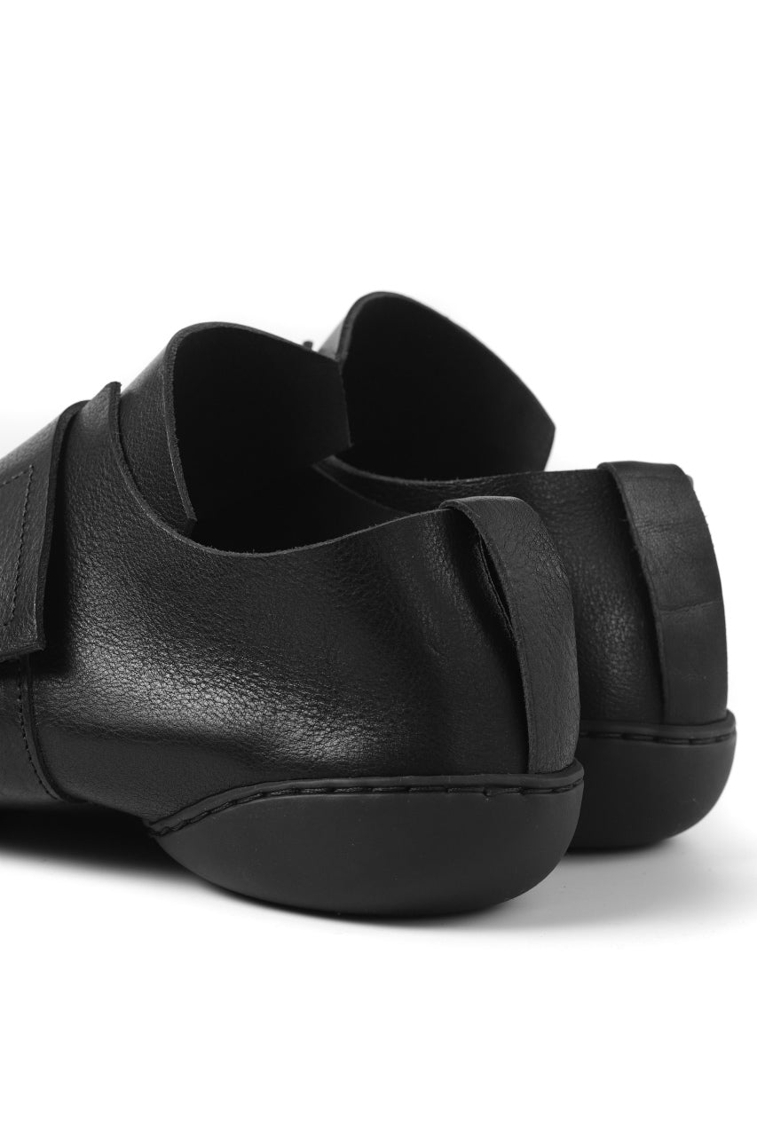 画像をギャラリービューアに読み込む, KLASICA x trippen "KLAS" VELCRO HALF SHOES / BLACK WAW (BLACK)