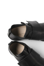 画像をギャラリービューアに読み込む, KLASICA x trippen "KLAS" VELCRO HALF SHOES / BLACK WAW (BLACK)